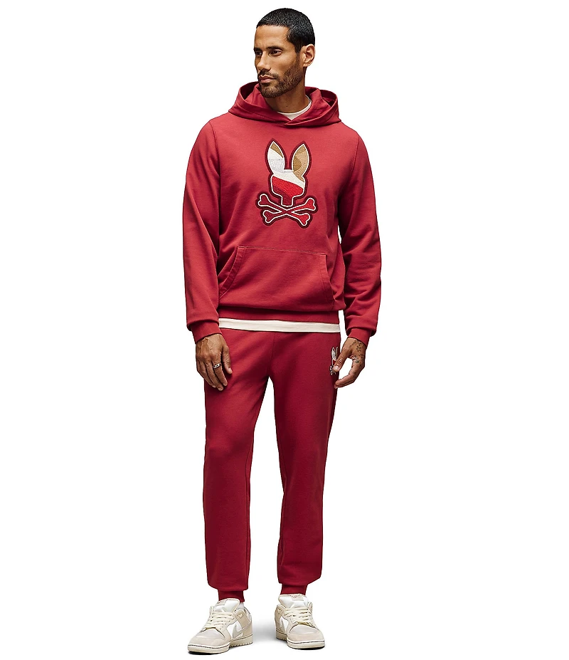 Psycho Bunny Dante Embroidery Knit Hoodie