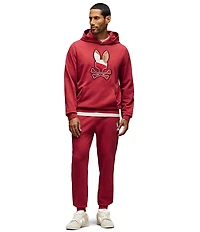 Psycho Bunny Dante Embroidery Knit Hoodie