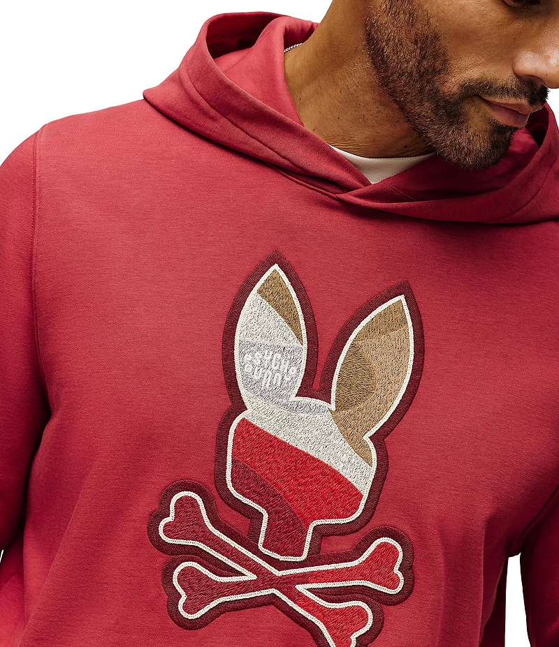 Psycho Bunny Dante Embroidery Knit Hoodie