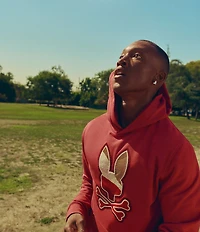 Psycho Bunny Dante Embroidery Knit Hoodie