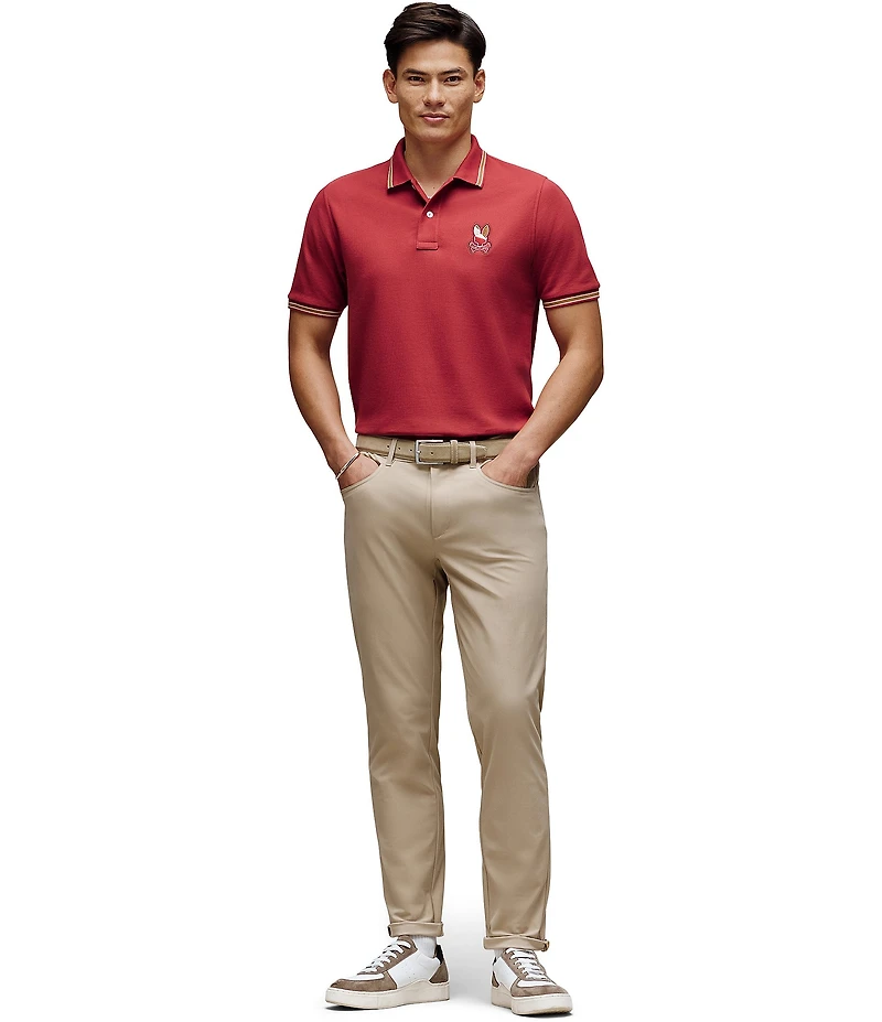 Psycho Bunny Dante Pique Knit Polo
