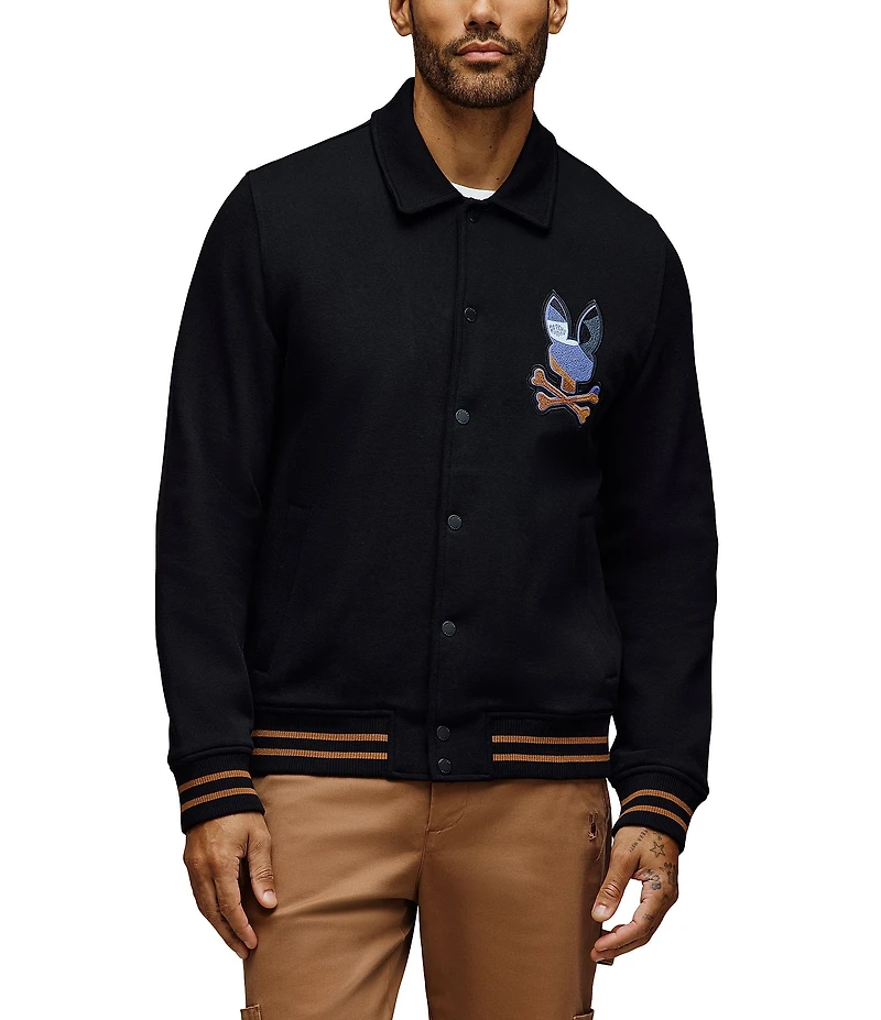 Psycho Bunny Dante Pique Varsity Jacket