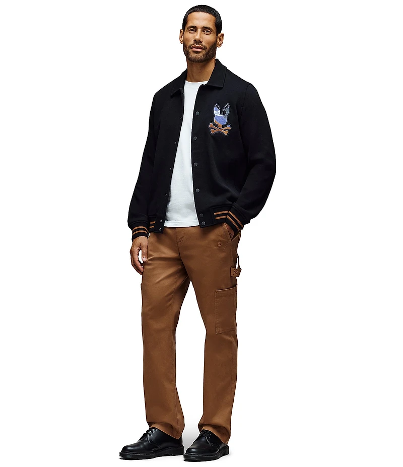 Psycho Bunny Dante Pique Varsity Jacket