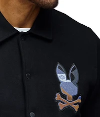 Psycho Bunny Dante Pique Varsity Jacket