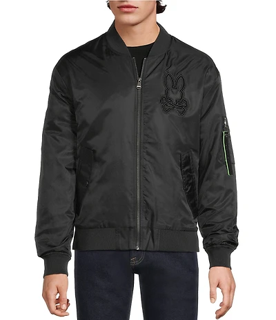 Psycho Bunny David Relaxed Bomber Jacket