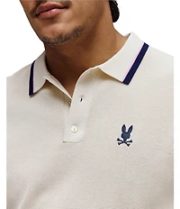Psycho Bunny Dax Border Stripe Short Polo Shirt