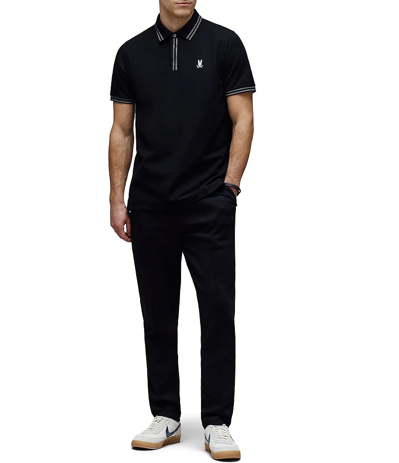 Psycho Bunny Dax Pique Short Sleeve Polo Shirt