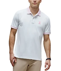 Psycho Bunny Dax Sport Stretch Short Sleeve Polo Shirt
