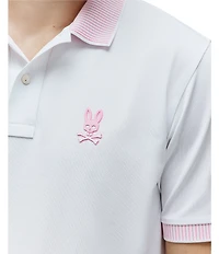 Psycho Bunny Dax Sport Stretch Short Sleeve Polo Shirt