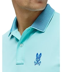 Psycho Bunny Dax Sport Stretch Short Sleeve Polo Shirt