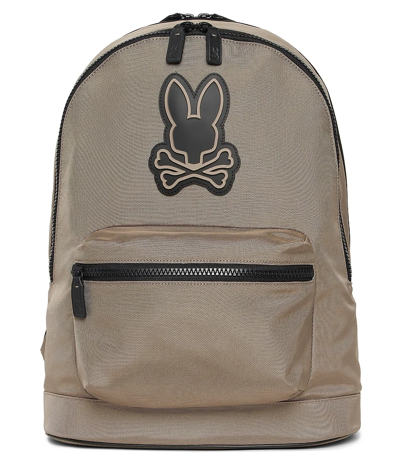 Psycho Bunny Dome Canvas/Buffed Leather Backpack