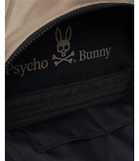 Psycho Bunny Dome Canvas/Buffed Leather Backpack
