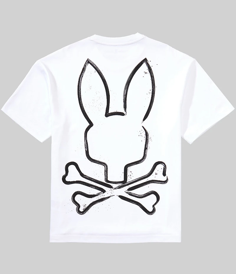 Psycho Bunny Duncan Wordmark Relaxed Fit Short Sleeve T-Shirt