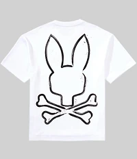 Psycho Bunny Duncan Wordmark Relaxed Fit Short Sleeve T-Shirt