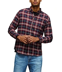 Psycho Bunny Elian Long Sleeve Plaid Woven Shirt