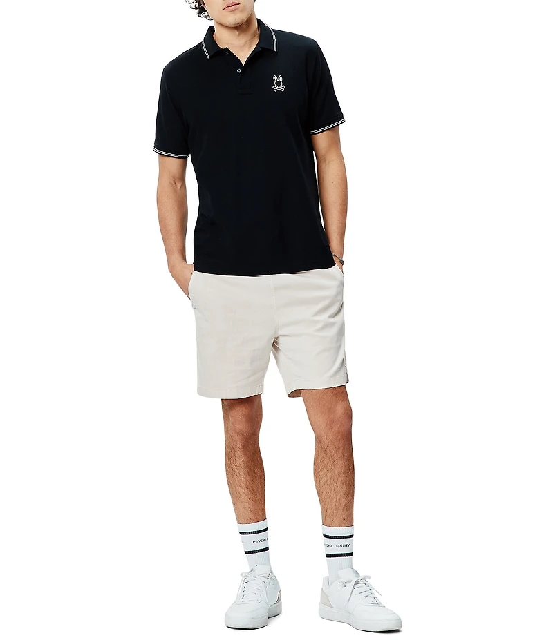 Psycho Bunny Elijah Pique Short Sleeve Polo Shirt