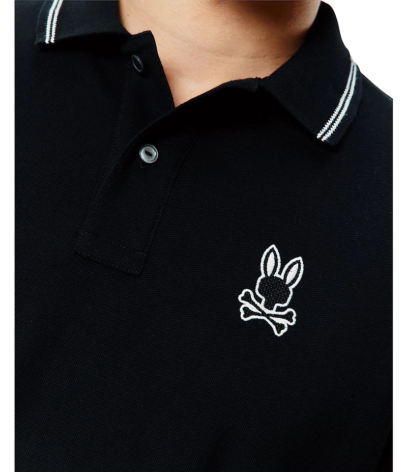 Psycho Bunny Elijah Pique Short Sleeve Polo Shirt