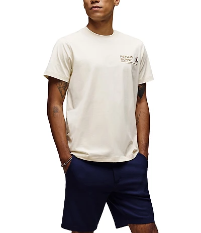 Psycho Bunny Enzo Back Graphic Short Sleeve T-Shirt