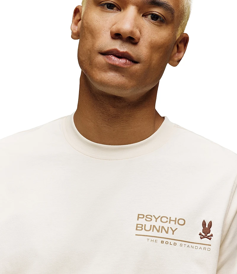 Psycho Bunny Enzo Back Graphic Short Sleeve T-Shirt