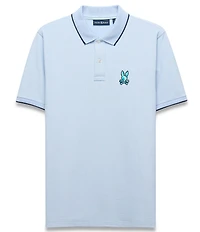 Psycho Bunny Ethan Pique Short Sleeve Polo Shirt