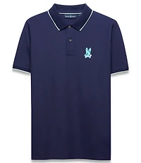 Psycho Bunny Ethan Pique Short Sleeve Polo Shirt