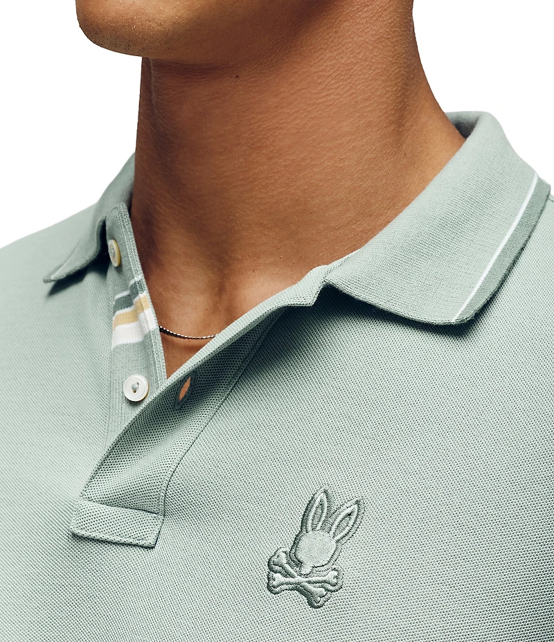 Psycho Bunny Fenley Pique Short Sleeve Polo Shirt