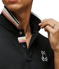 Psycho Bunny Fenley Pique Short Sleeve Polo Shirt