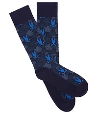 Psycho Bunny Floral Bunny Dress Socks