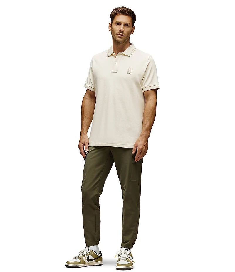 Psycho Bunny Gabin Pique Short Sleeve Polo Shirt