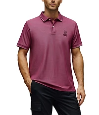 Psycho Bunny Gabin Pique Short Sleeve Polo Shirt