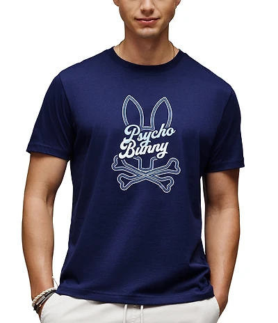 Psycho Bunny Garret Graphic Short Sleeve T-Shirt