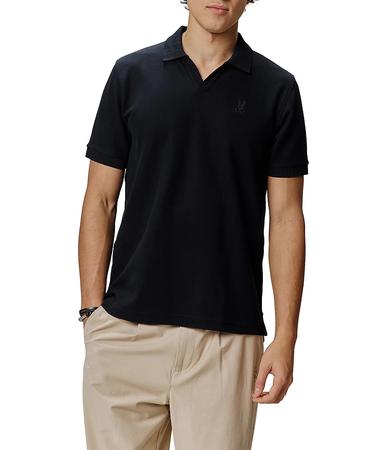 Psycho Bunny Geoffrey Pique Short Sleeve Polo Shirt