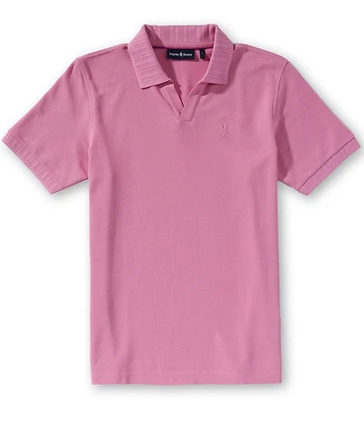 Psycho Bunny Geoffrey Pique Short Sleeve Polo Shirt