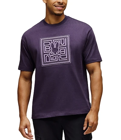 Psycho Bunny Gio Graphic Relaxed Fit Short Sleeve T-Shirt