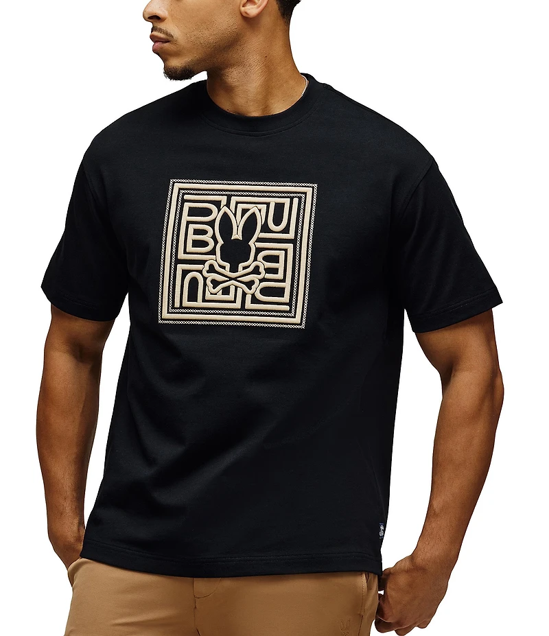 Psycho Bunny Gio Graphic Relaxed Fit Short Sleeve T-Shirt