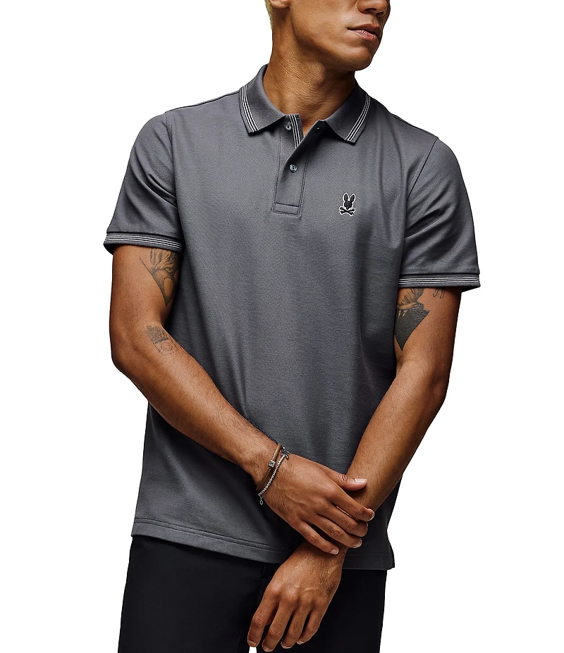 Psycho Bunny Hart Pique Short Sleeve Polo Shirt
