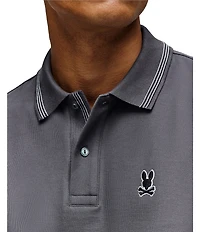 Psycho Bunny Hart Pique Short Sleeve Polo Shirt