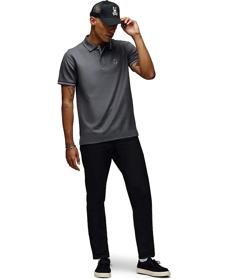 Psycho Bunny Hart Pique Short Sleeve Polo Shirt