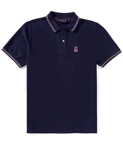 Psycho Bunny Hart Pique Short Sleeve Polo Shirt