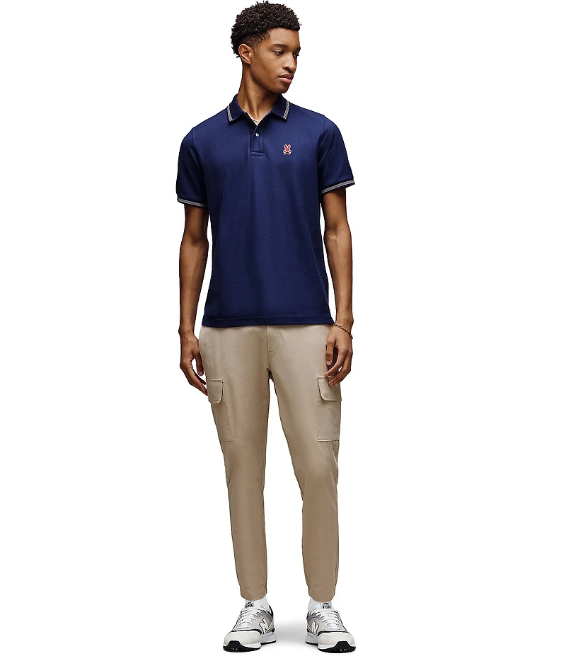 Psycho Bunny Hart Pique Short Sleeve Polo Shirt