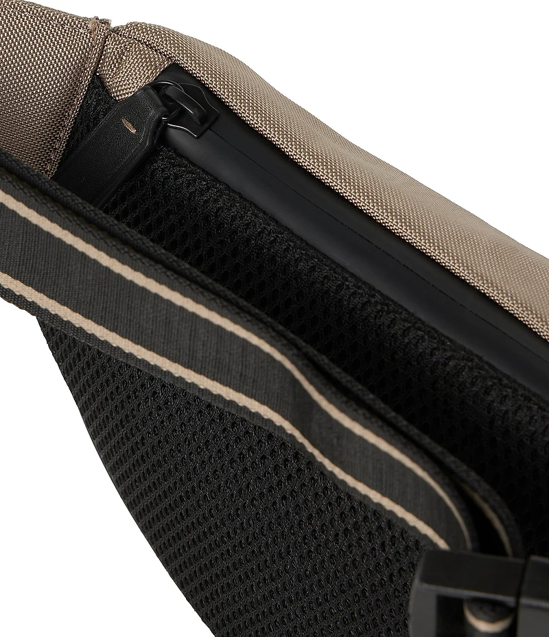 Psycho Bunny Hip Canvas/Buffed Leather Bag