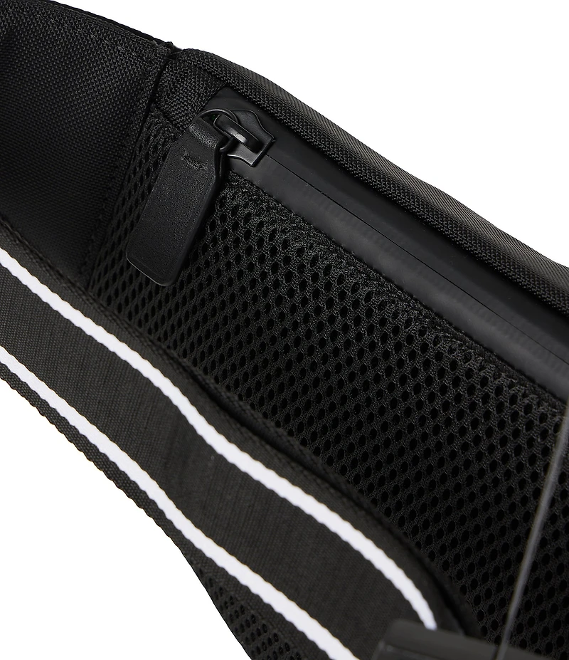 Psycho Bunny Hip Canvas/Buffed Leather Bag