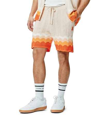 Psycho Bunny Coordinating Holden Knit 7#double; Inseam Shorts