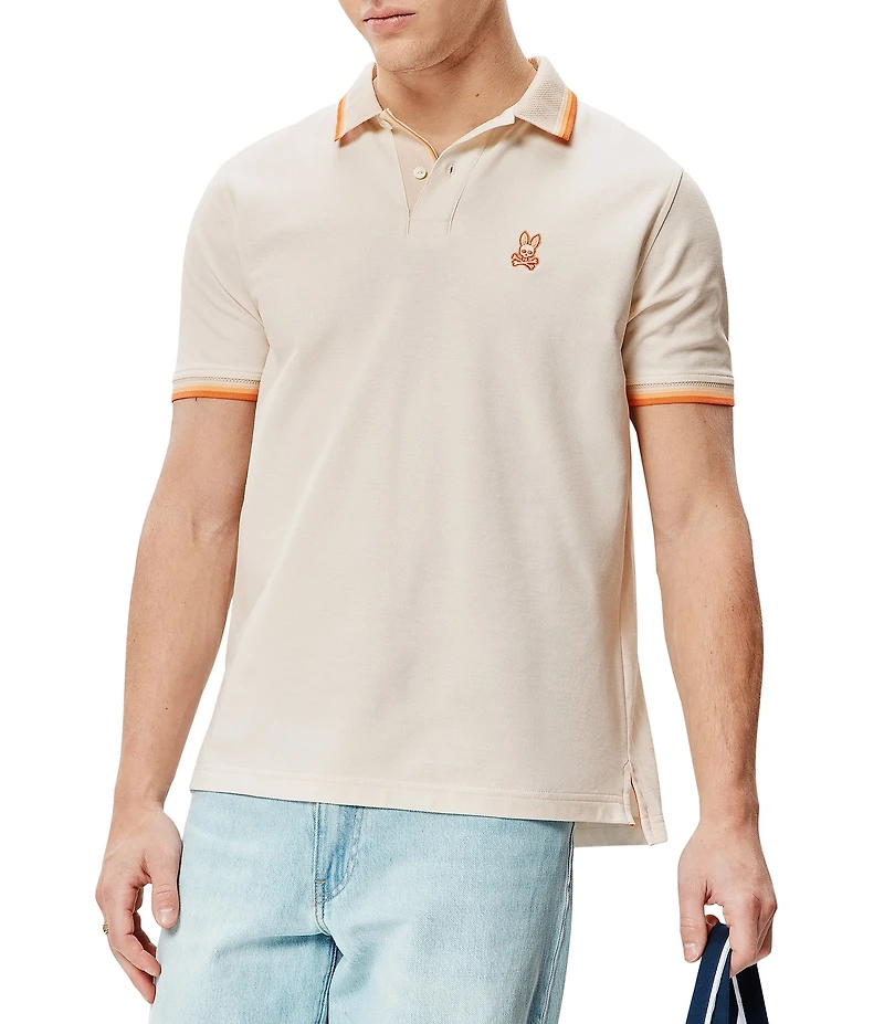 Psycho Bunny Holden Pique Short Sleeve Polo Shirt
