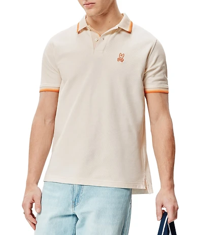 Psycho Bunny Holden Pique Short Sleeve Polo Shirt