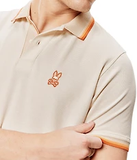 Psycho Bunny Holden Pique Short Sleeve Polo Shirt