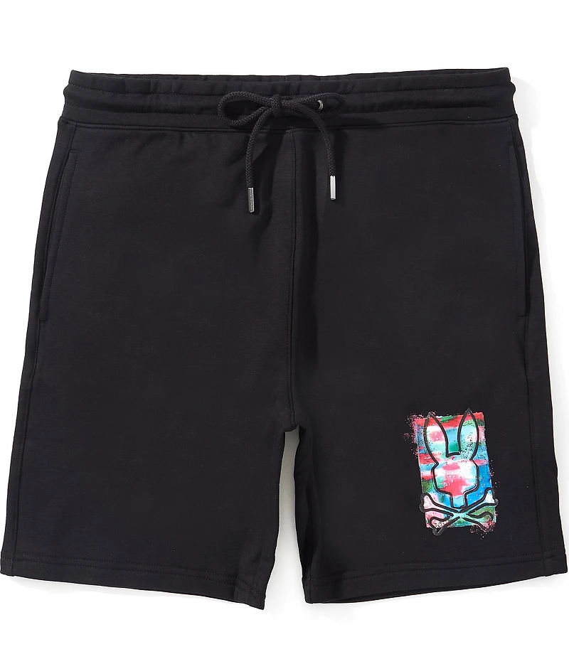 Psycho Bunny Isaac Print 8#double; Inseam Shorts