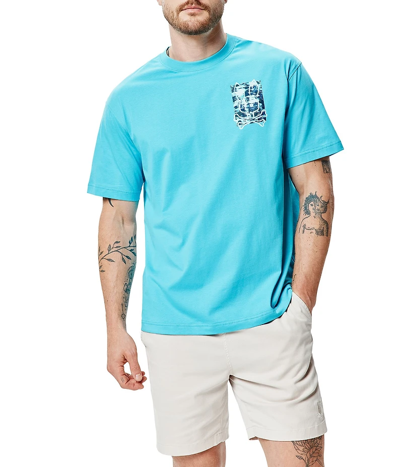 Psycho Bunny Isaac Relaxed Fit Short Sleeve T-Shirt