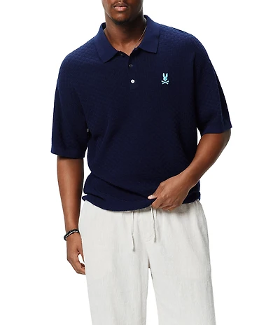 Psycho Bunny Jace Relaxed Fit Short Sleeve Polo Shirt