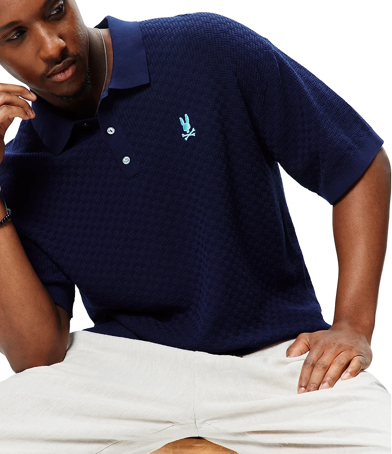Psycho Bunny Jace Relaxed Fit Short Sleeve Polo Shirt